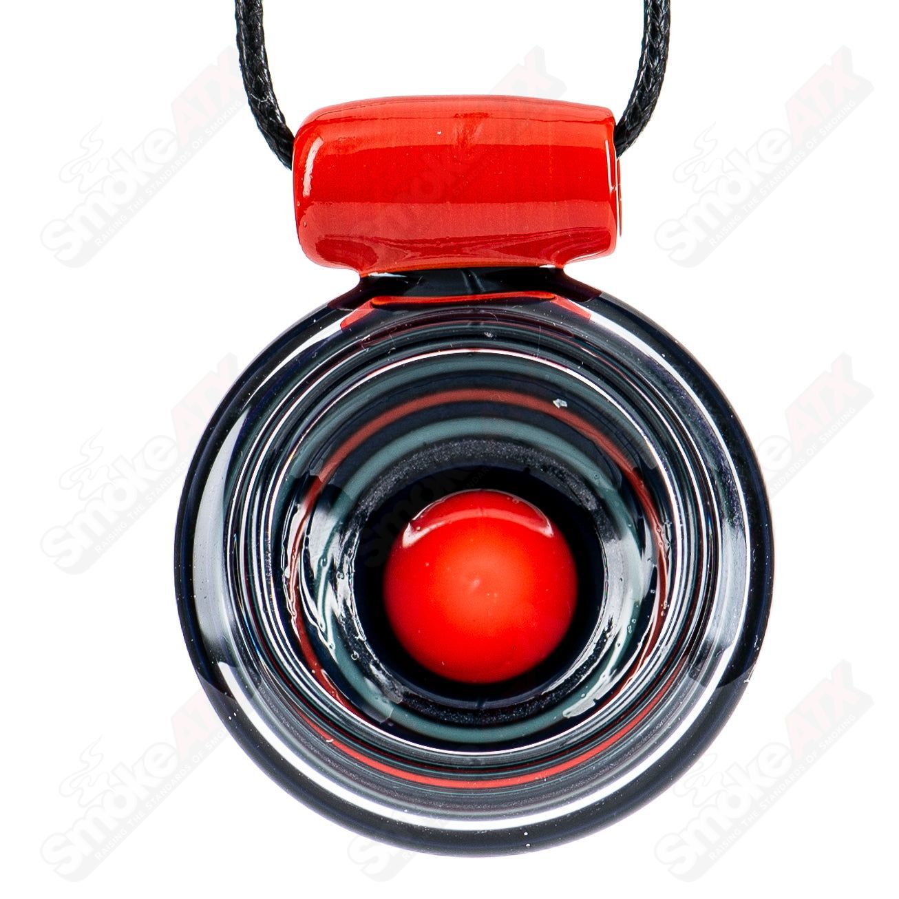 2 Opal Encalmo Pendant by Doug Zolbert Glass - Smoke ATX