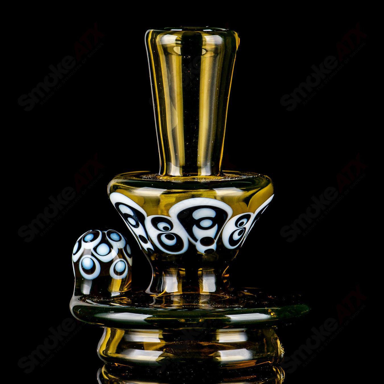 2 UV Dot - Stack Dry Puffco Top Indo X Geoff Made - Smoke ATX