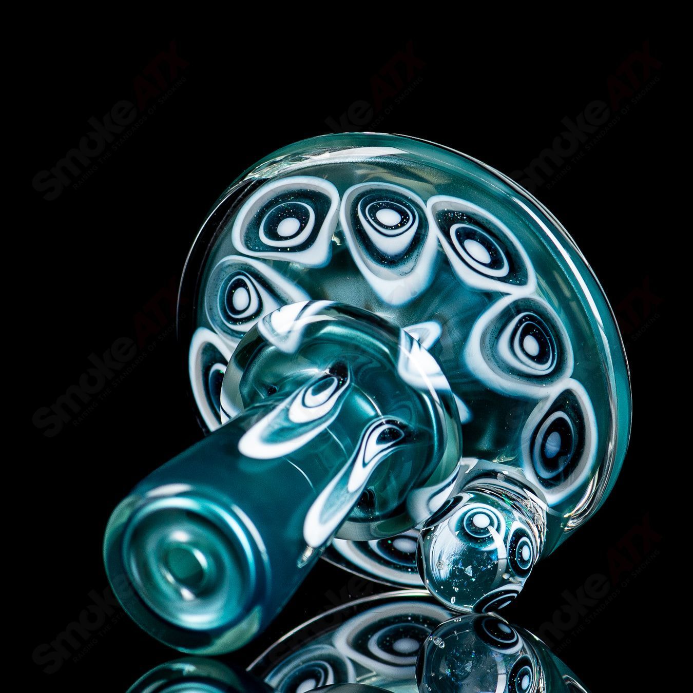 2 UV Full Pattern Puffco Dry Top Indo x Geoff Made - Smoke ATX