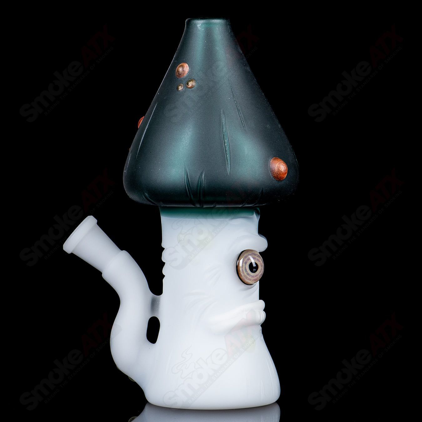 2 UV Grumpy Mushroom Rig by Space Glass - Smoke ATX