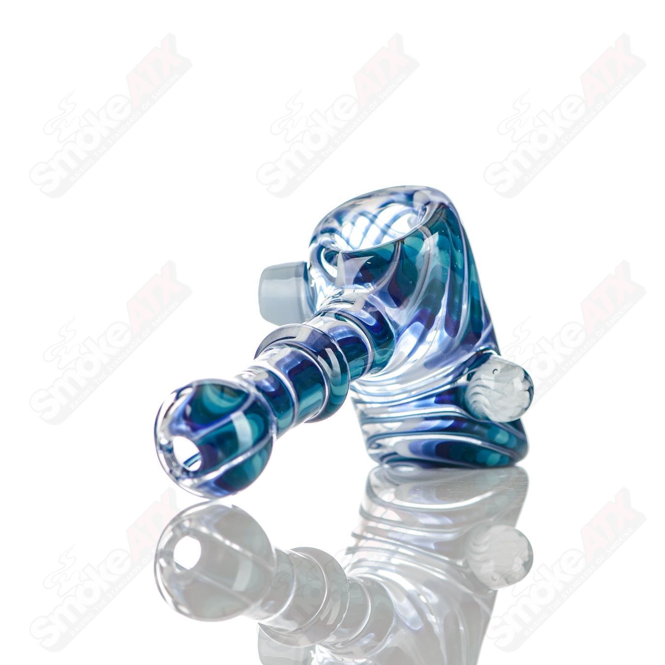 2 Wig Wag Hammer Dry Pipe Katy Wright Glass - Smoke ATX