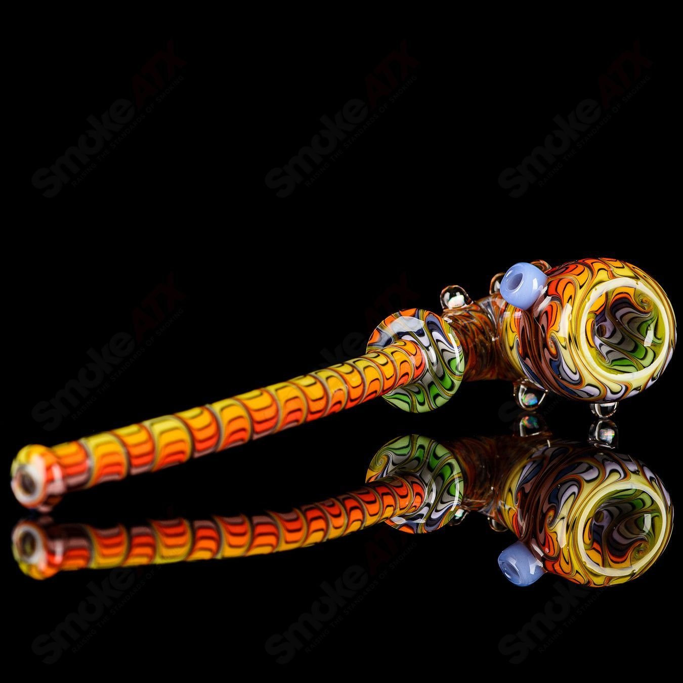 2 Worked Color Gandalf Katy Wright Glass - Smoke ATX