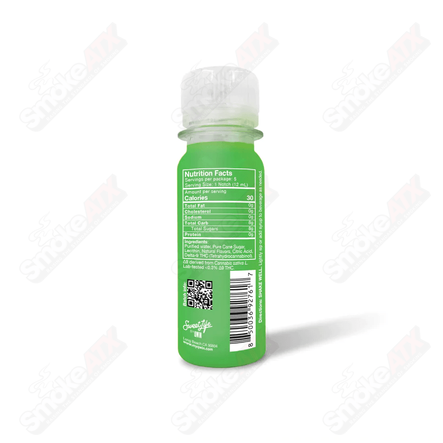 200mg Georgia Peach Syrup D9 2fl oz Sweet Life by Qwin - Smoke ATX