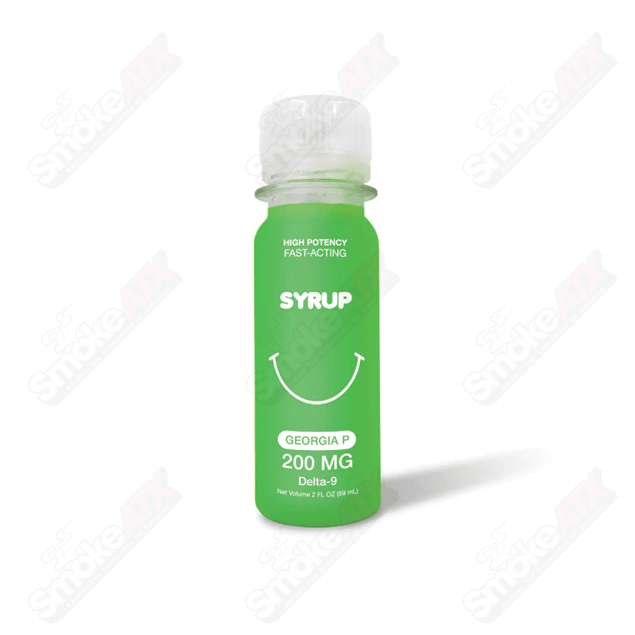 200mg Georgia Peach Syrup D9 2fl oz Sweet Life by Qwin - Smoke ATX