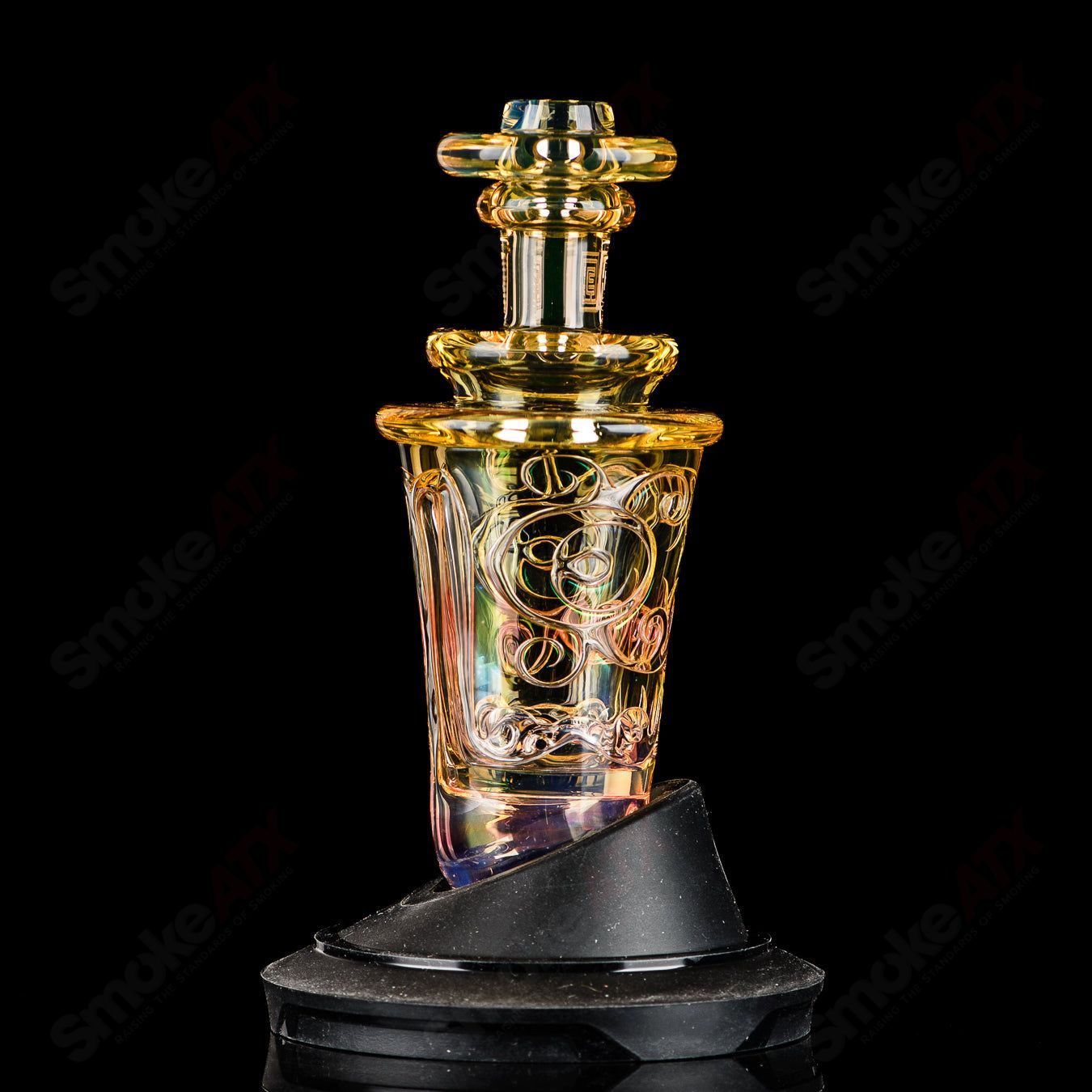 Fumed Reverse Beaker (Style B No.2) Peak Pro Top Avant Garde Glass