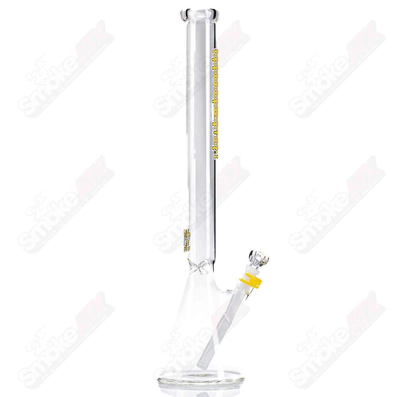 21" Tall Beaker (Yellow) Illadelph - Smoke ATX