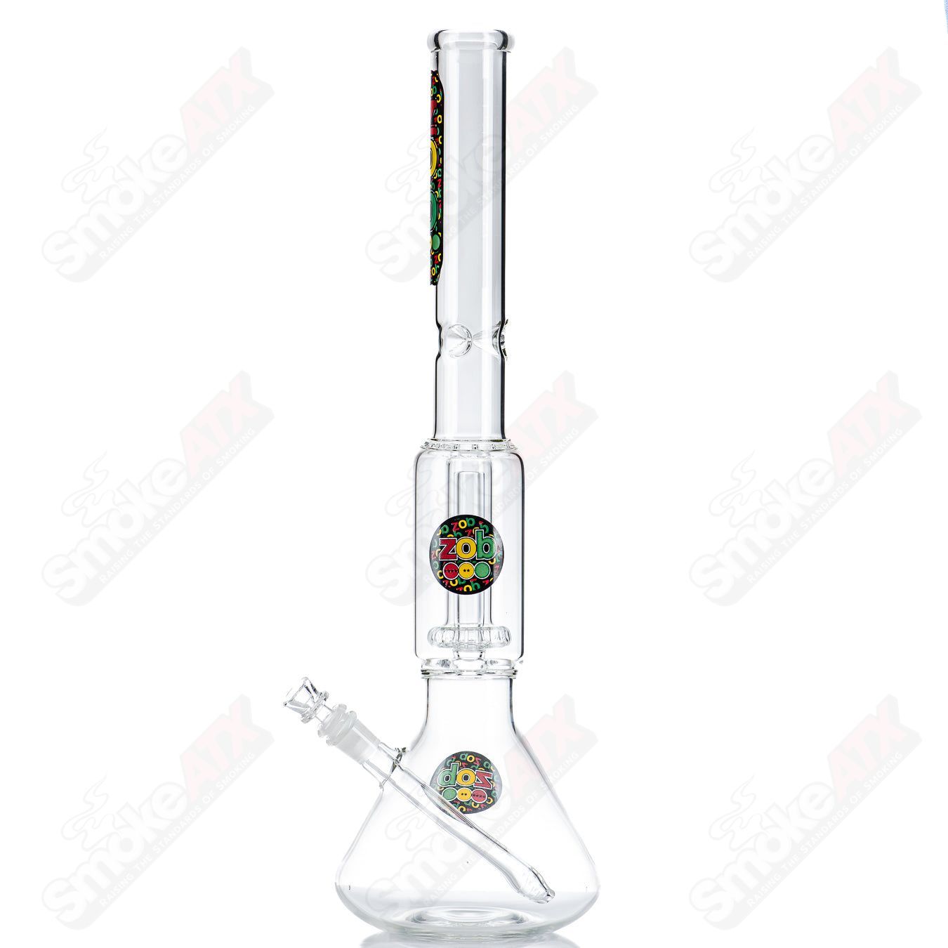 22" Beaker W/ Single UFO (Rasta) ZOB - Smoke ATX