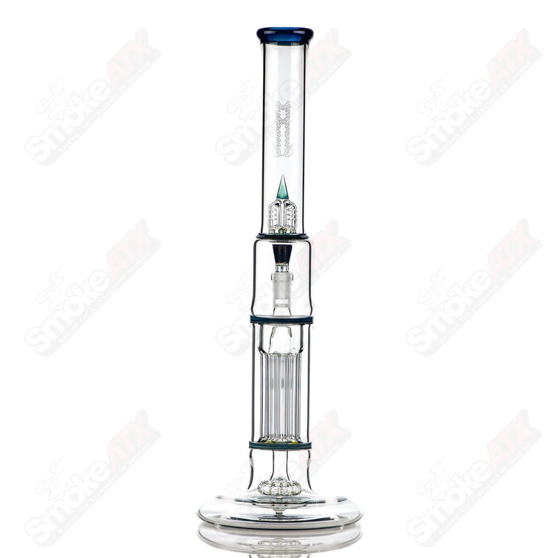 Pillar Straight Neck Hollow Foot Full Accent w/ Accented Seals (Irrid) Size Sovereignty - Smoke ATX