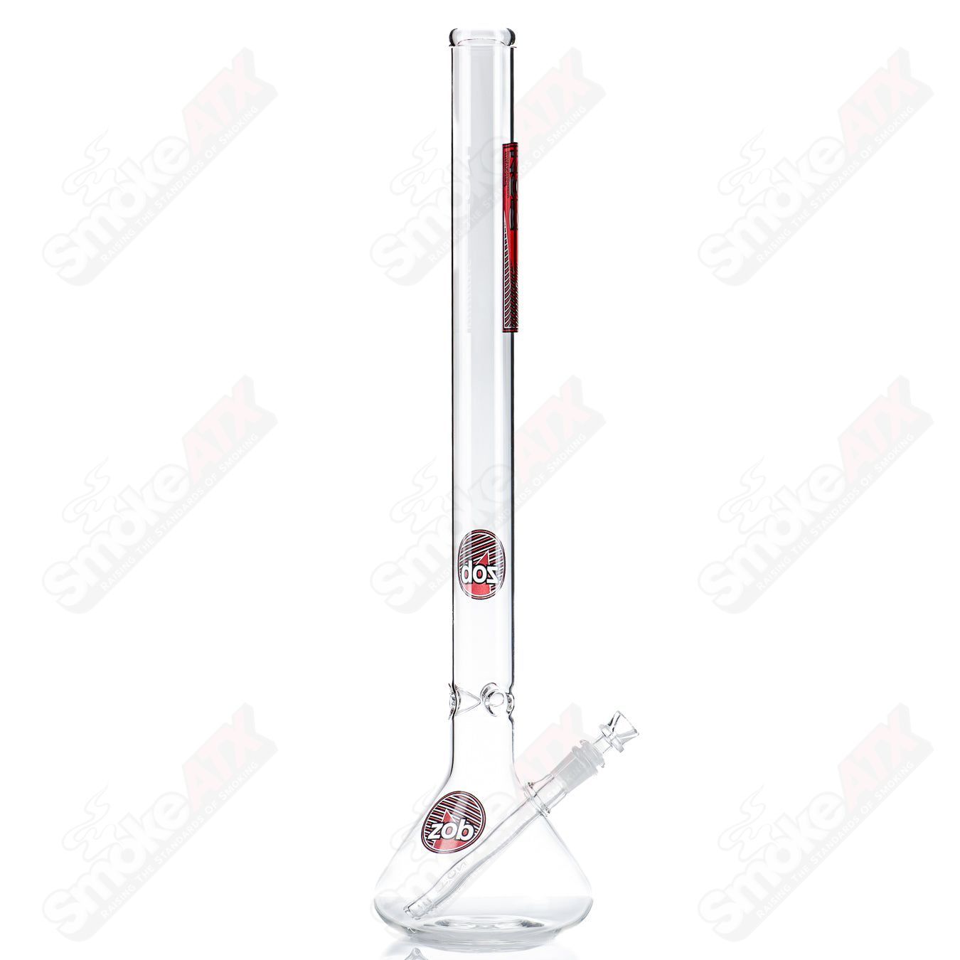24" Beaker (Black/Red) ZOB - Smoke ATX