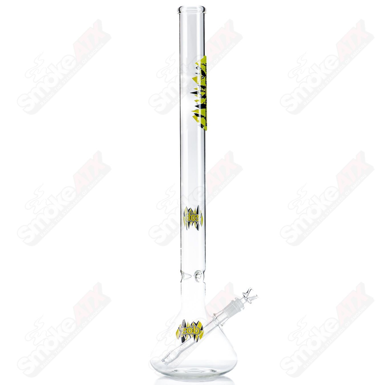 24" Beaker (Green/Black) ZOB - Smoke ATX
