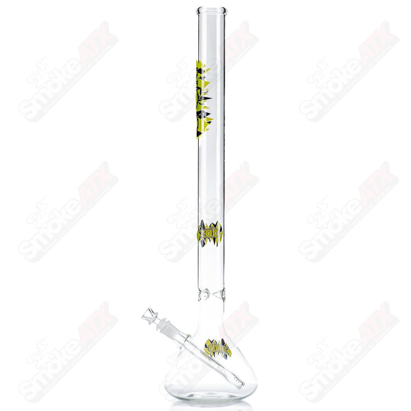 24" Beaker (Green/Black) ZOB - Smoke ATX