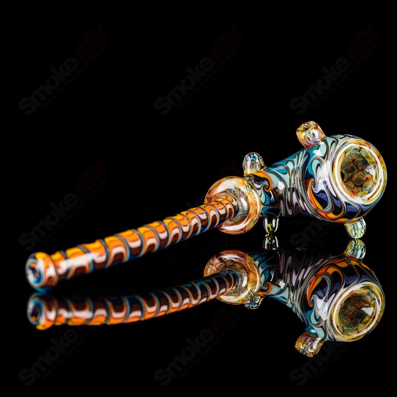 #3 Worked Color Gandalf Katy Wright Glass - Smoke ATX