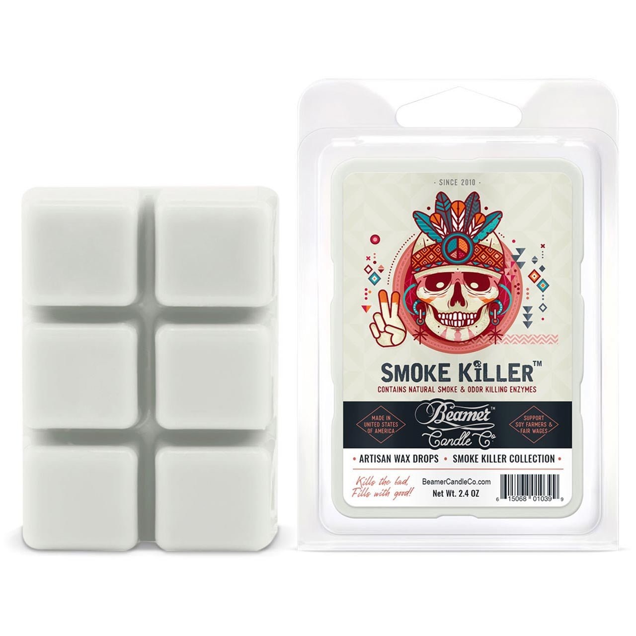 2.4oz Smoke Killer Wax Melts Beamer - Smoke ATX