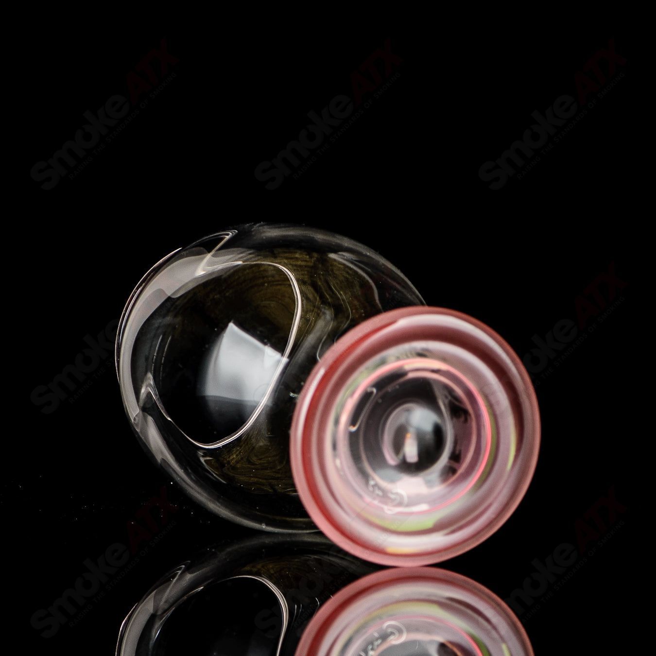 Rose Pink Goblet Drinking Glass Chad G - Smoke ATX