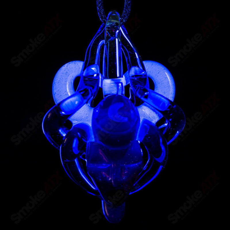 Lace Face Warrior Goddess Pendant (