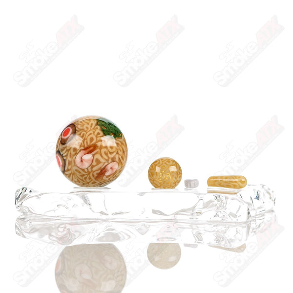 #2 Ramen Marble Cap Set Dojo Glass - Smoke ATX