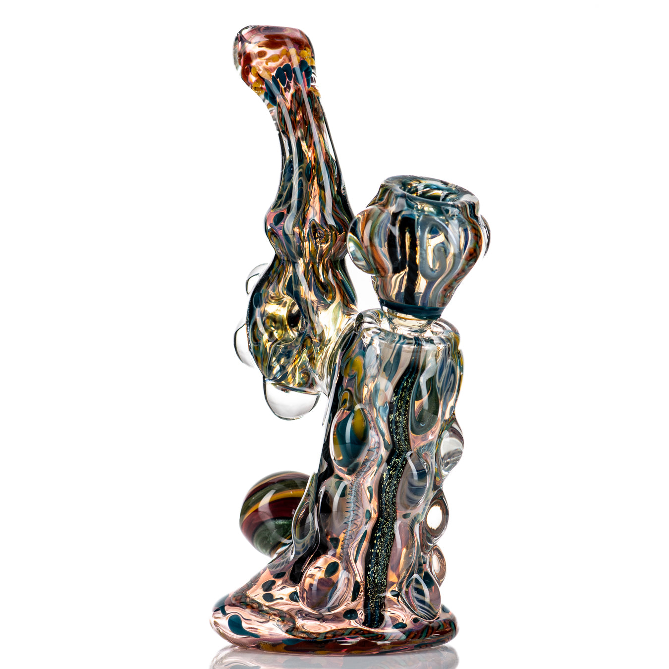 ISO Chaos Sherlock Bubbler w/14mm Bowl by Molten - Smoke ATX 