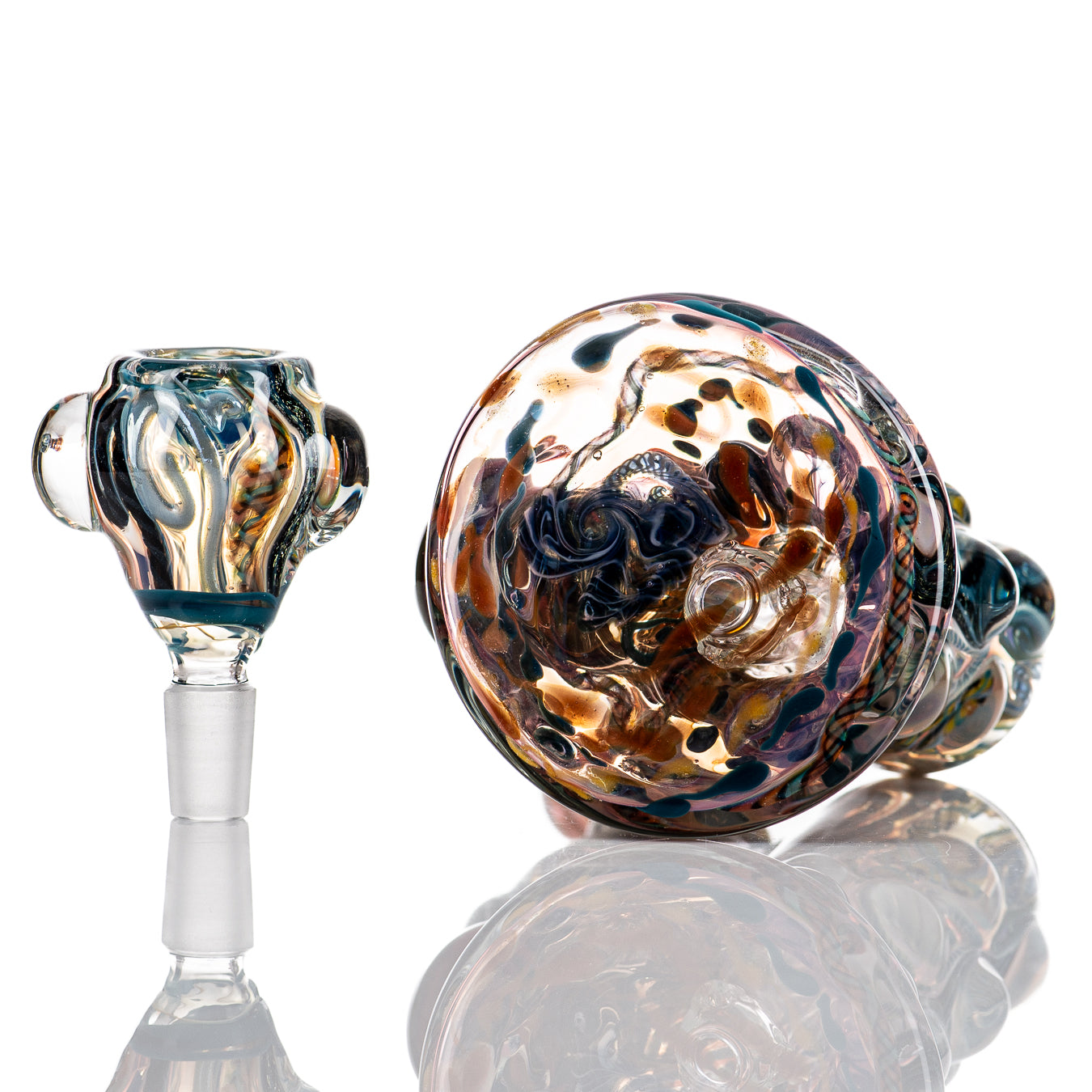 ISO Chaos Sherlock Bubbler w/14mm Bowl by Molten - Smoke ATX 