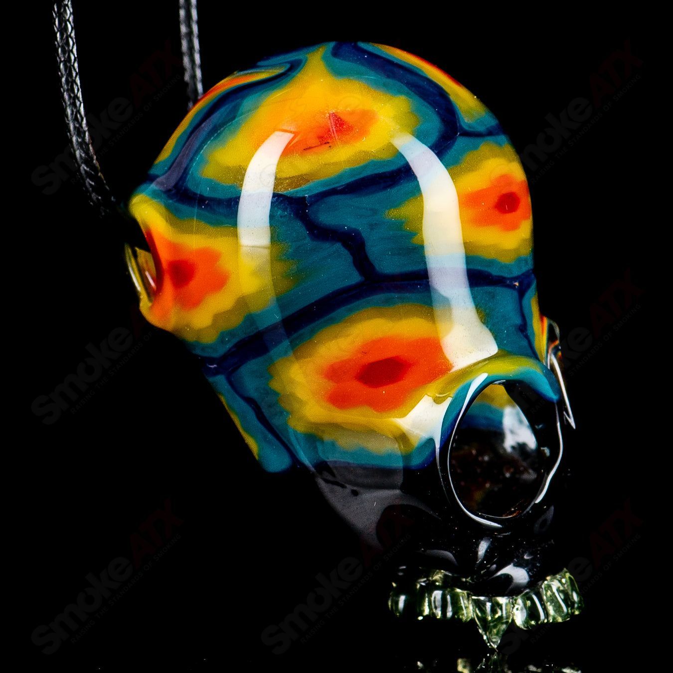 #2 UV Milli Skull Pendant by Cap’n Crunk - Smoke ATX 