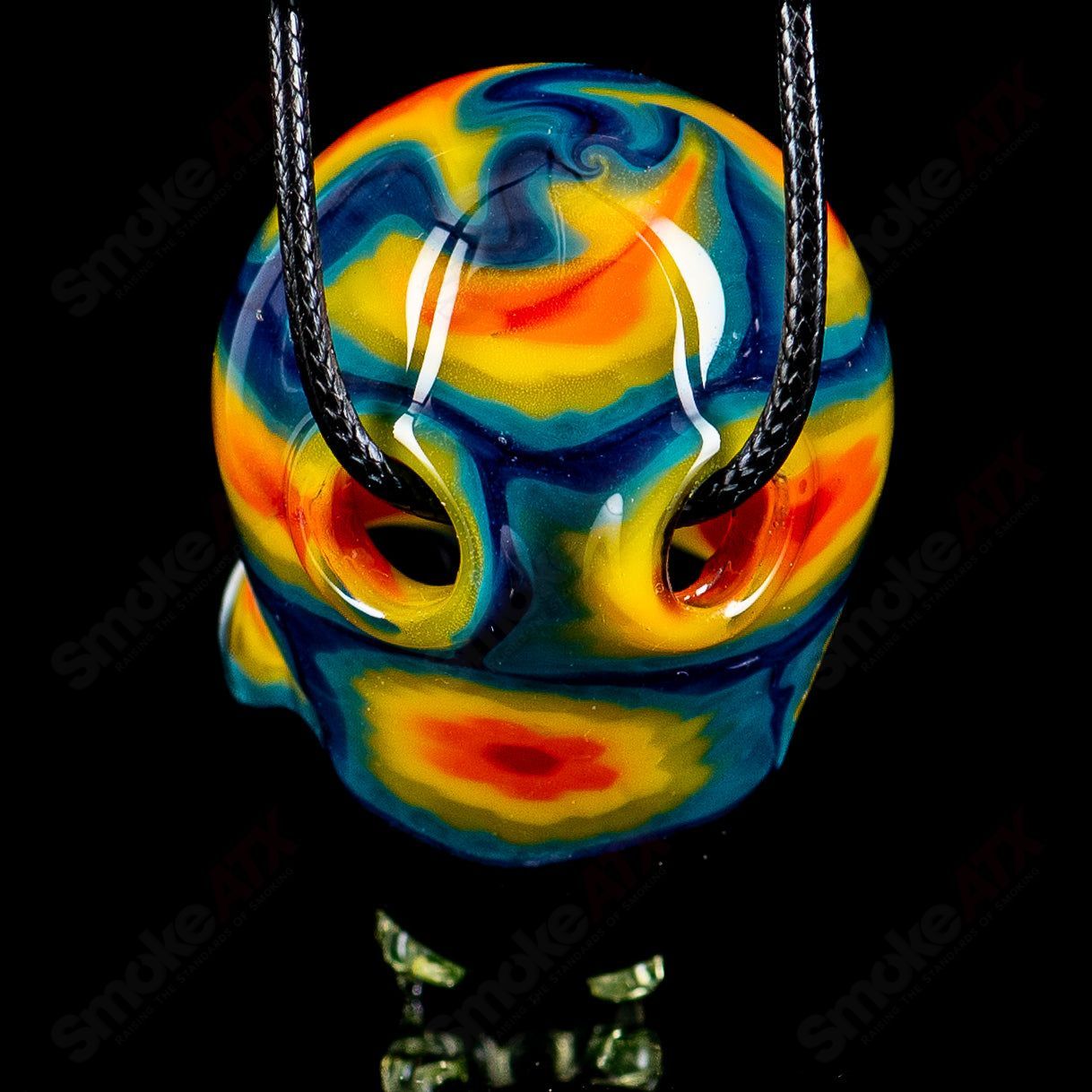 #2 UV Milli Skull Pendant by Cap’n Crunk - Smoke ATX 