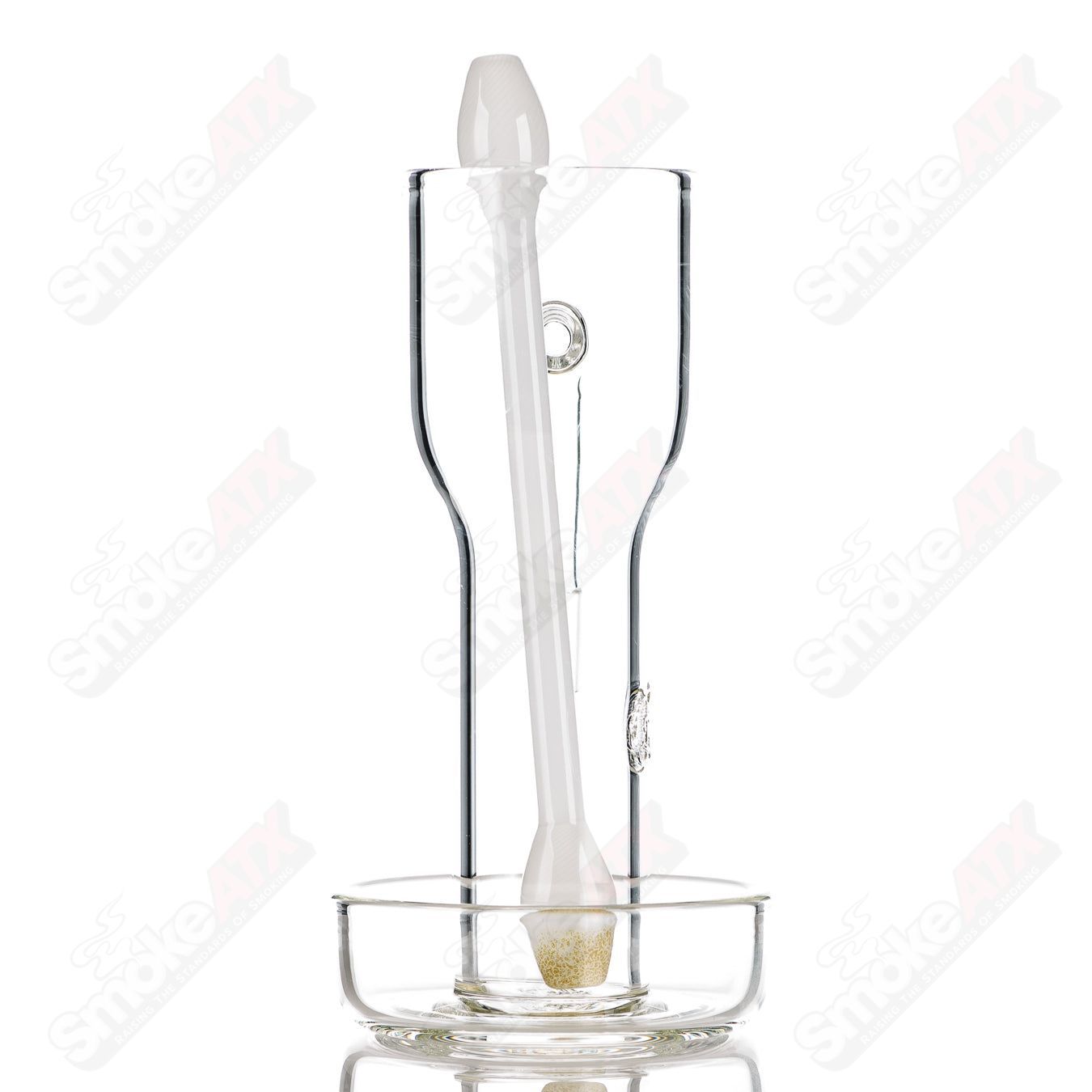 Clear Slurpin Mug w/ Q-Tip Straw Surf Rat Glass - Smoke ATX