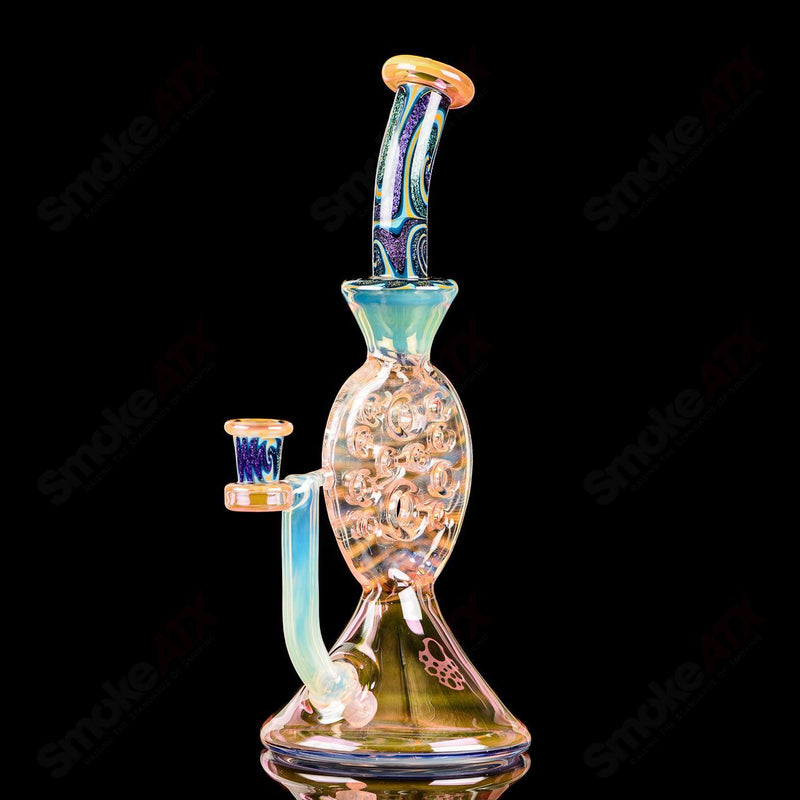 1 of 1 Fume Swiss Oiler Rig Collab W/ Ease Glass - Smoke ATX