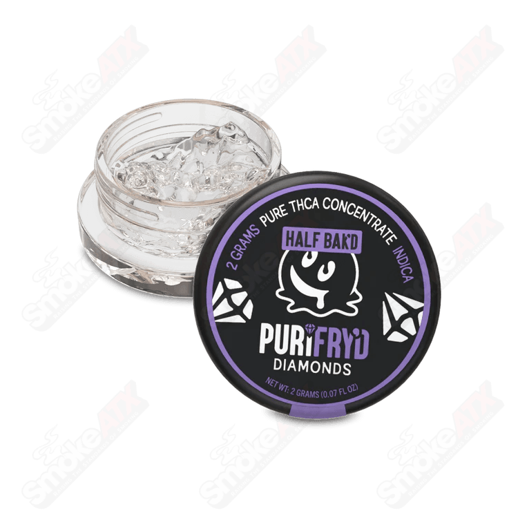 2g Purple Urkel THCa Purifryd Diamonds Half Bak'd - Smoke ATX
