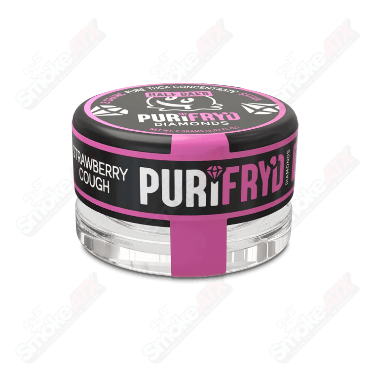 2g Strawberry Cough THCa Purifryd Diamonds Half Bak'd - Smoke ATX