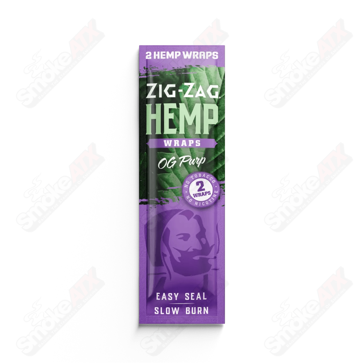2pk OG Purp Hemp Wraps Zig Zag - Smoke ATX