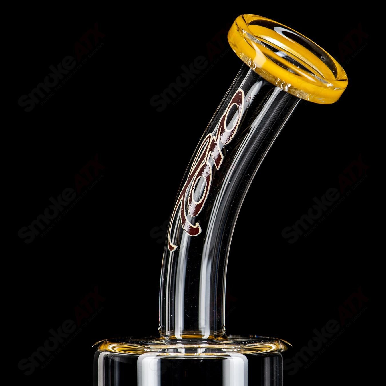 3 10mm Jet Perc w/ Color Accents by Toro Glass - Smoke ATX