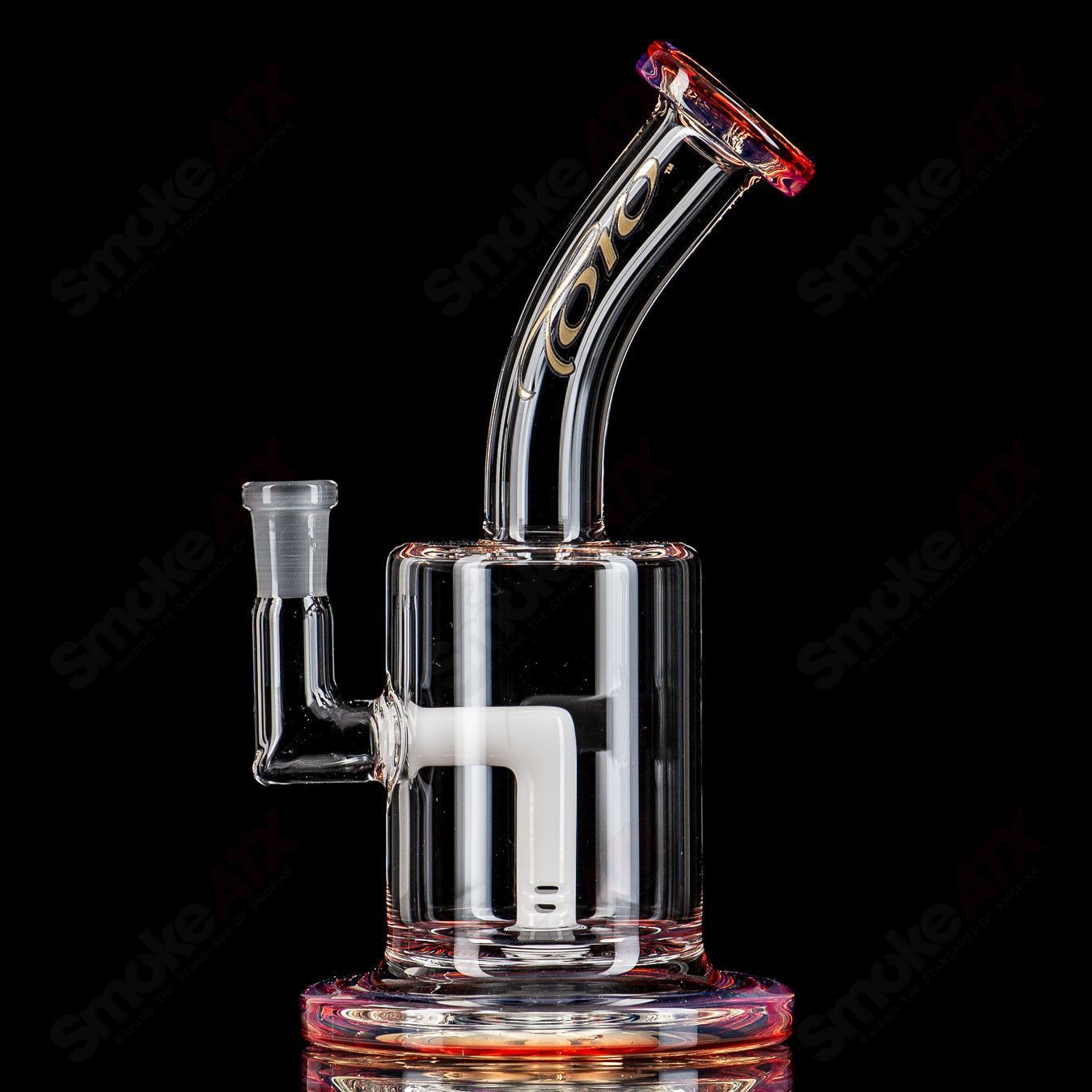 3 10mm Macro Single w/ Color Accents by Toro Glass - Smoke ATX