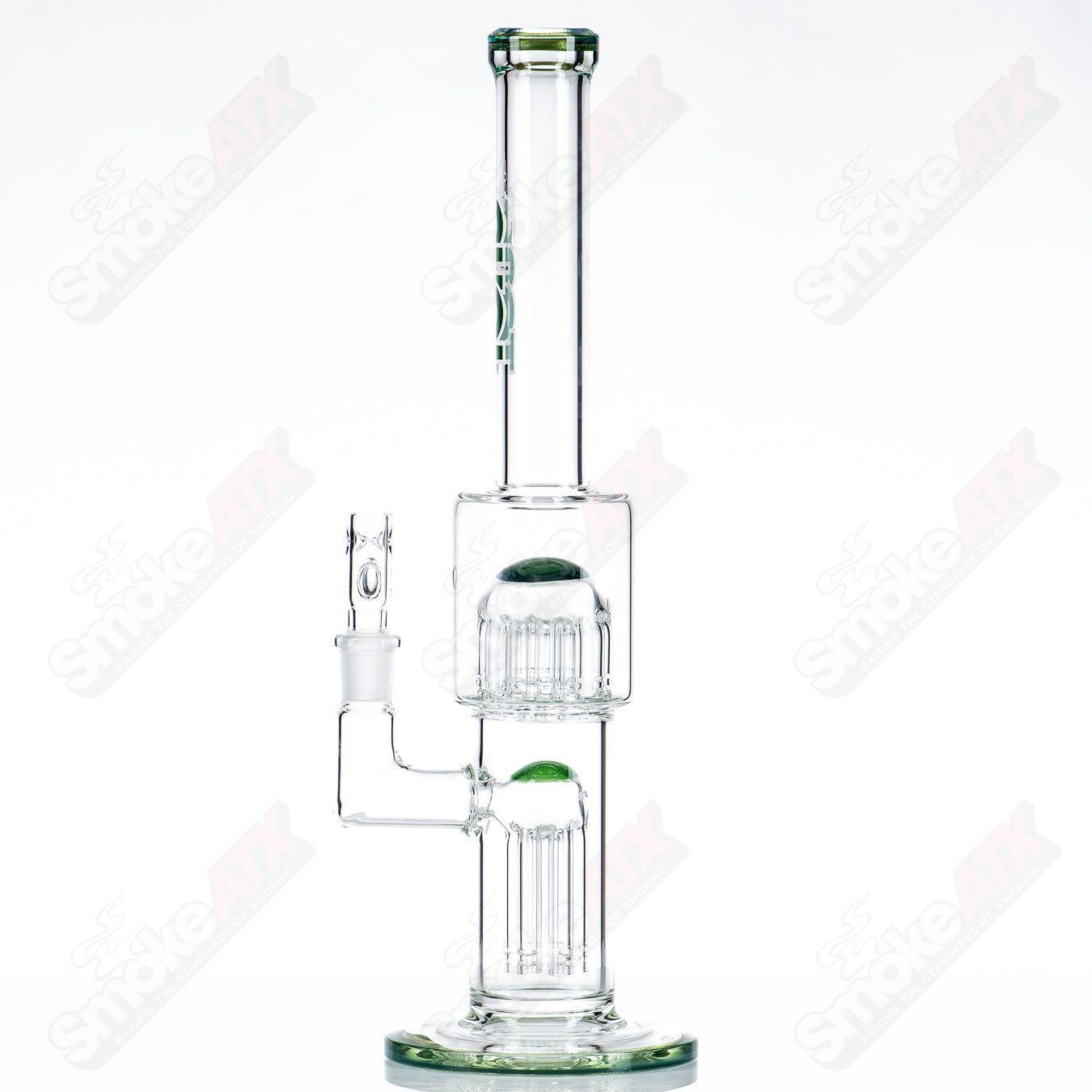 3 14mm 7 to 13Arm Perc w Color Cap Toro Glass - Smoke ATX