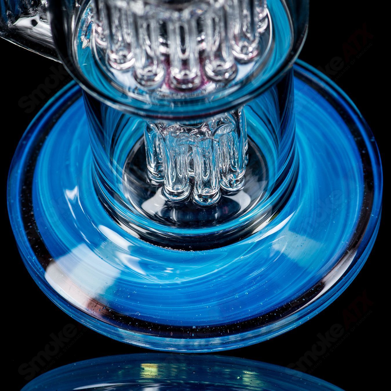 3 14mm 8/13 Double Macro XL with full Color Accents by Toro Glass - Smoke ATX