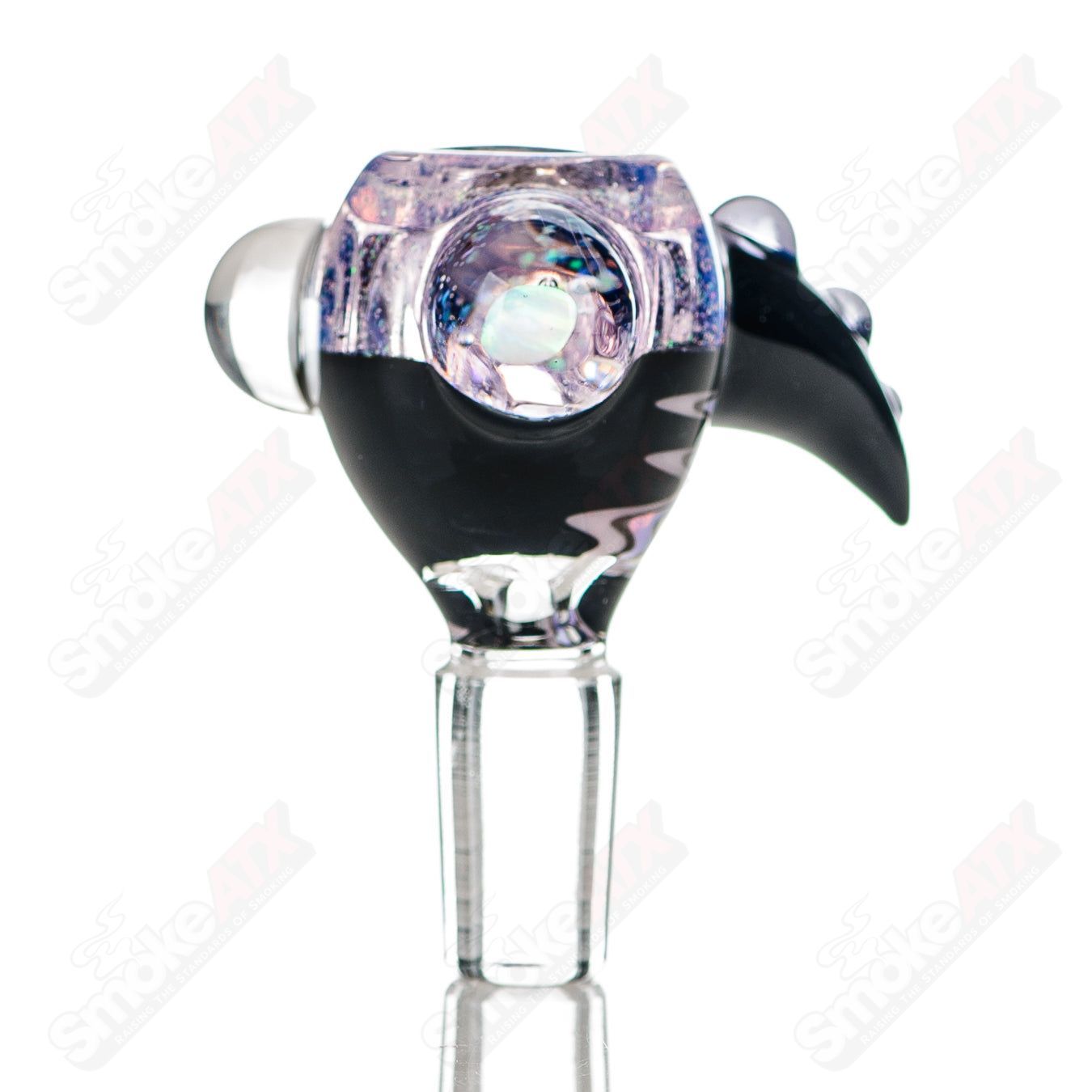 3 14mm Color Worked Slide Bowl Jeremy from Oregon - Smoke ATX