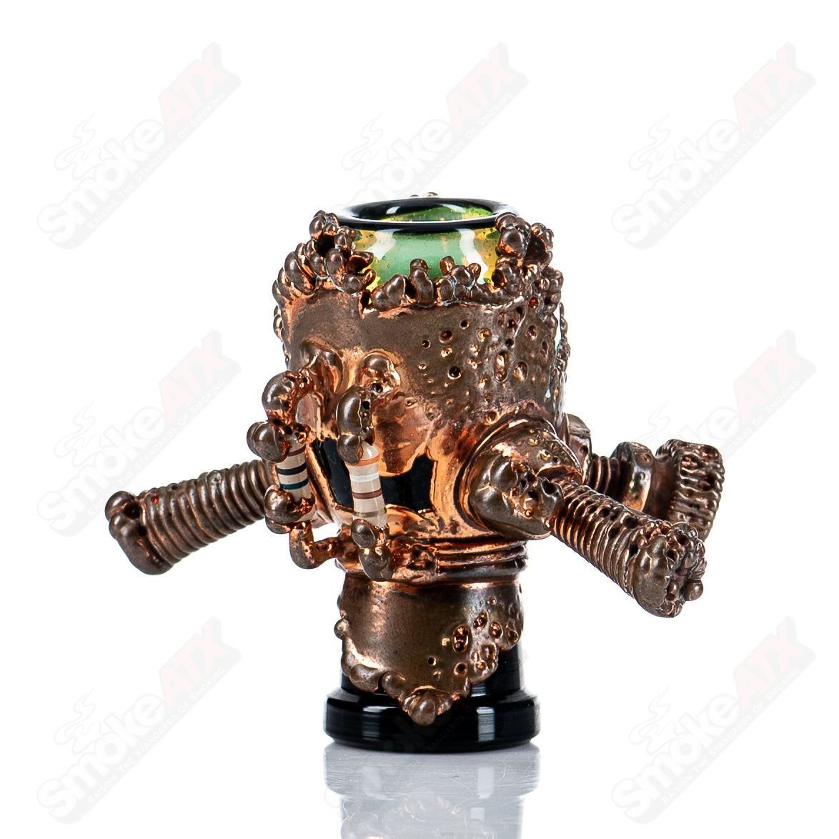 3 14mm Slyme Electroformed Dome by Snic Glass - Smoke ATX