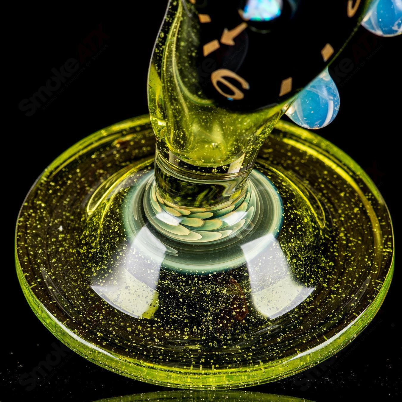 3 Dali Melting Clock Rig Scoby w Opal Accent by Scoby - Smoke ATX