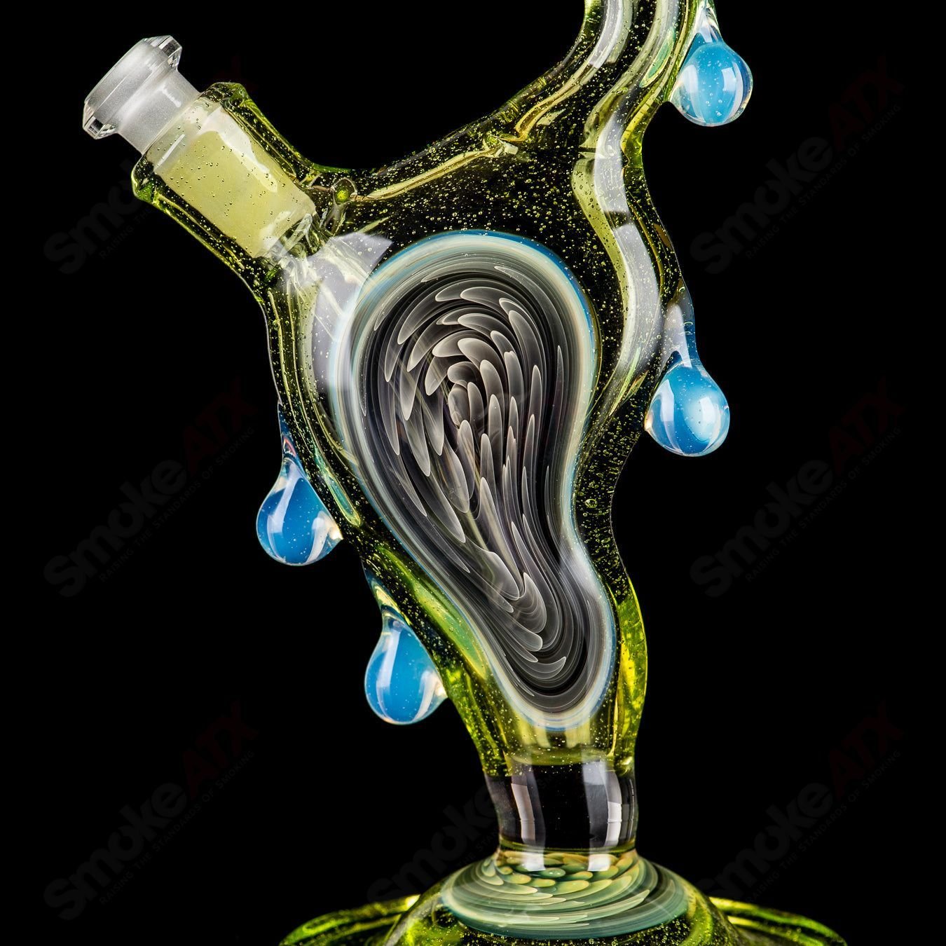 3 Dali Melting Clock Rig Scoby w Opal Accent by Scoby - Smoke ATX