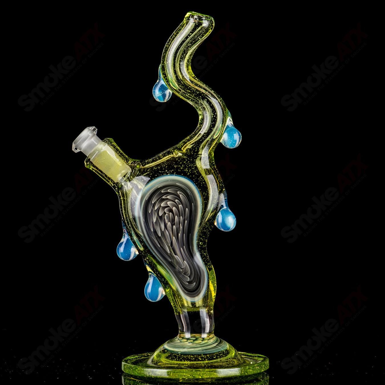 3 Dali Melting Clock Rig Scoby w Opal Accent by Scoby - Smoke ATX