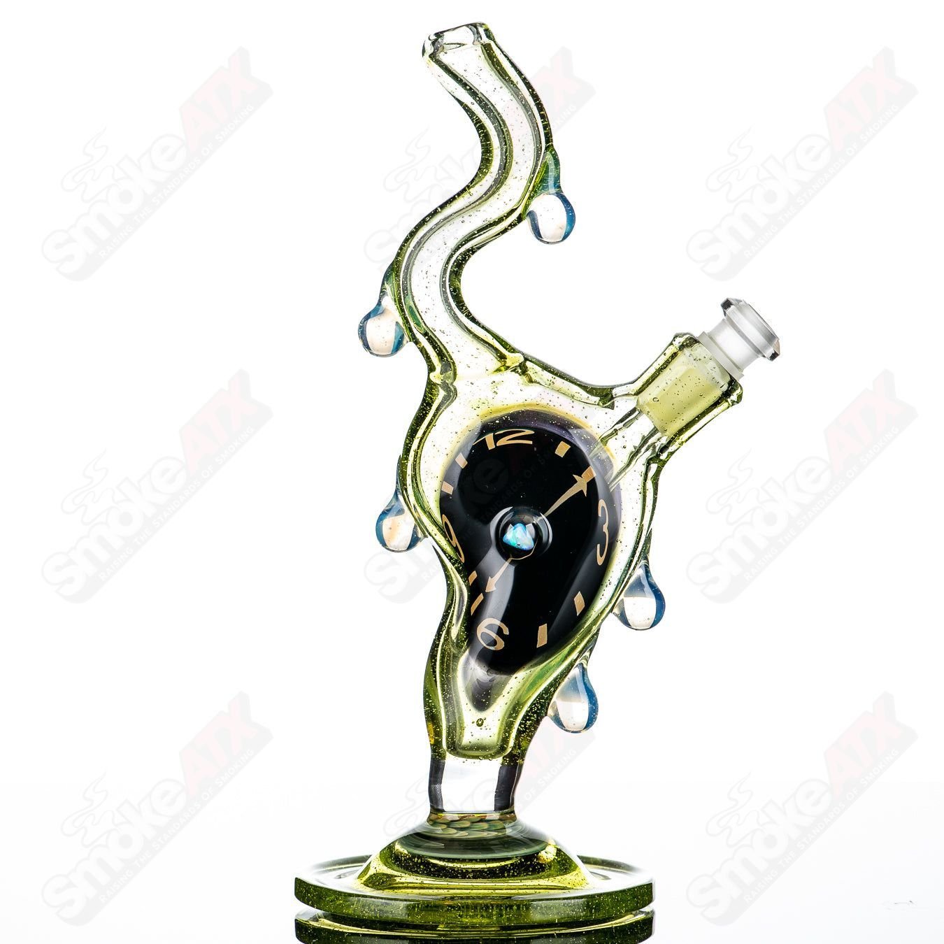 3 Dali Melting Clock Rig Scoby w Opal Accent by Scoby - Smoke ATX