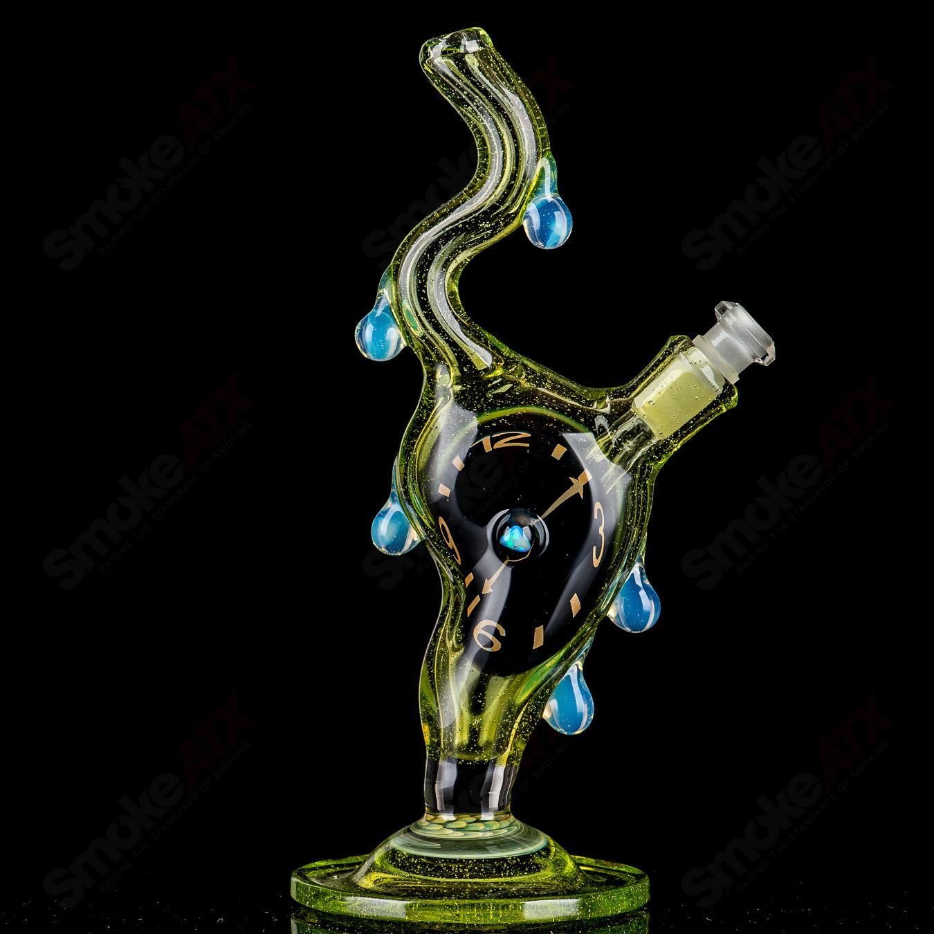 3 Dali Melting Clock Rig Scoby w Opal Accent by Scoby - Smoke ATX