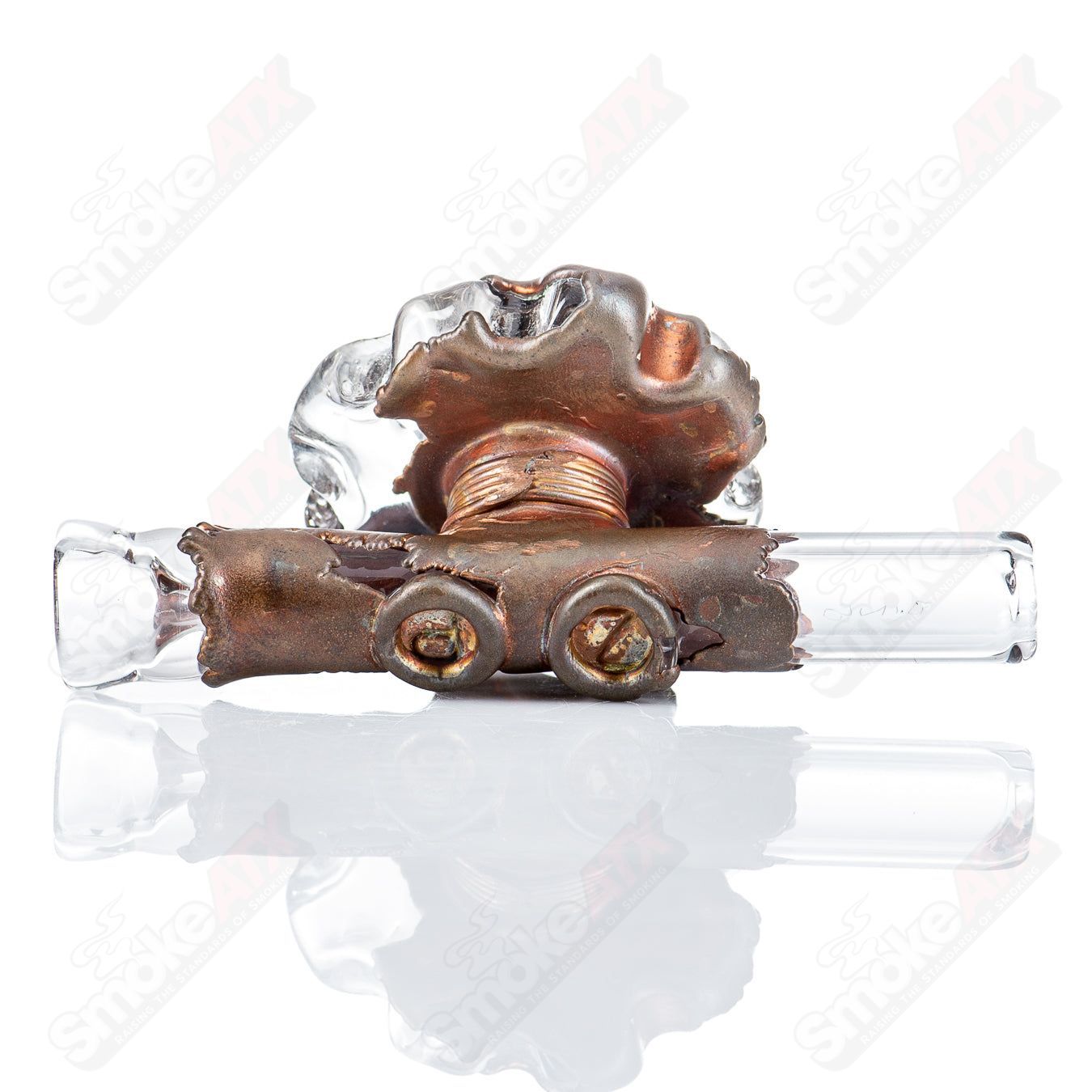 3 Electroformed Gear Chillum by Zack P x Snic - Smoke ATX