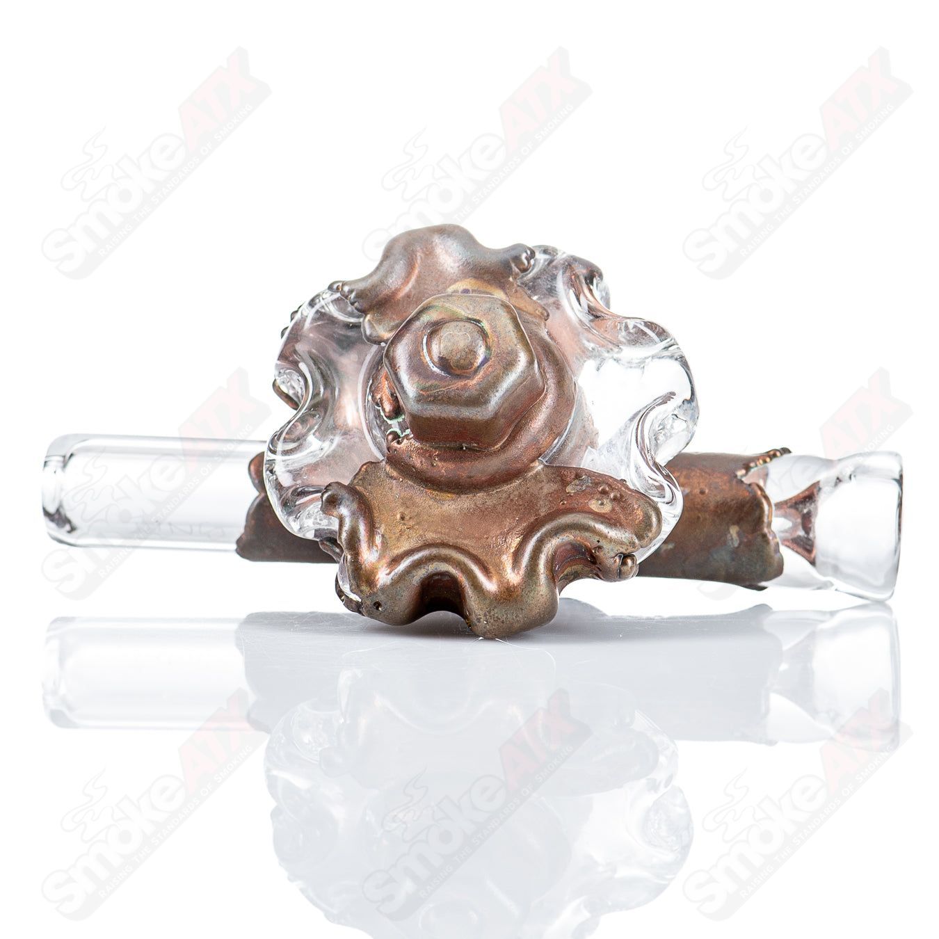 3 Electroformed Gear Chillum by Zack P x Snic - Smoke ATX