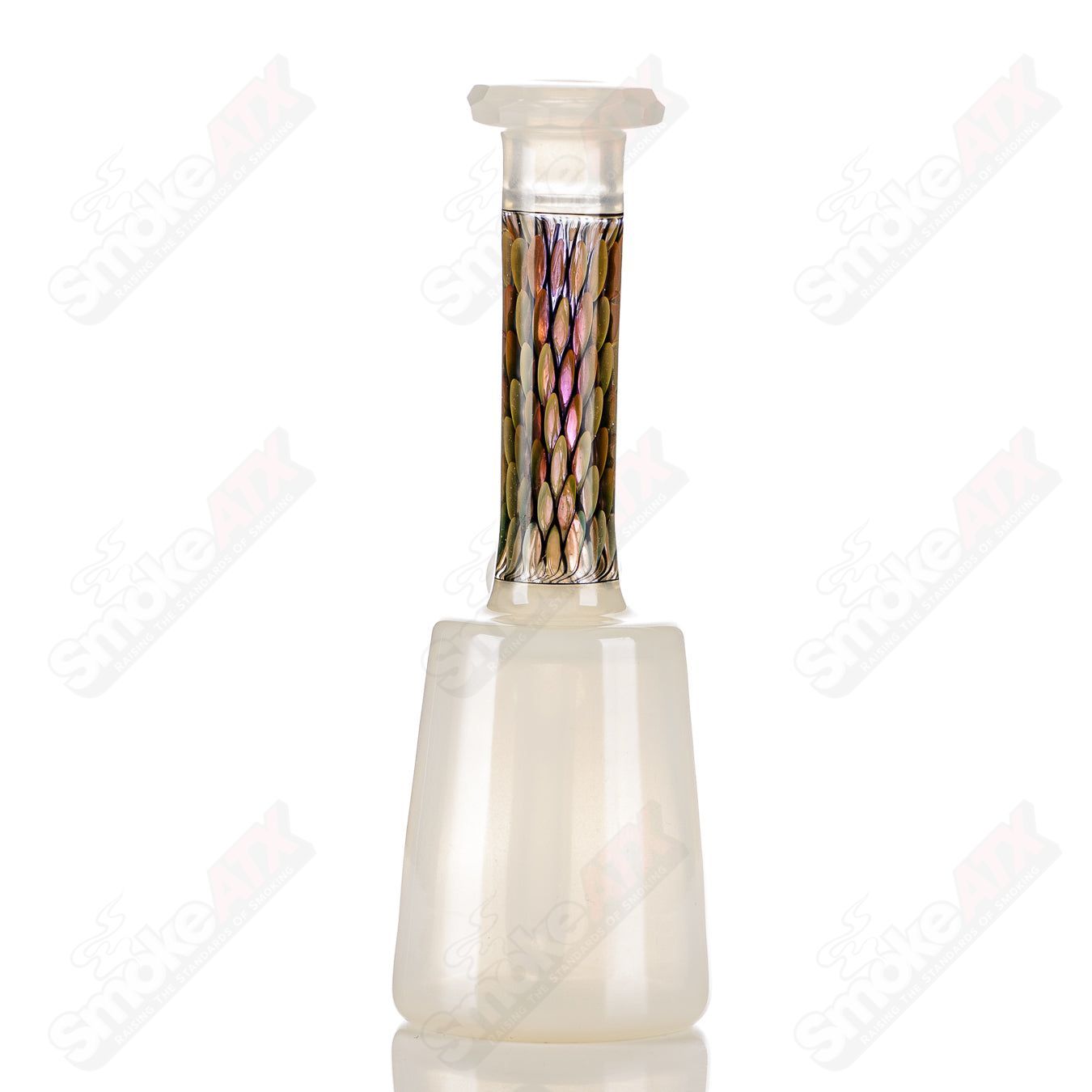 3 Faceted UV Mini Rig BCM Glass - Smoke ATX