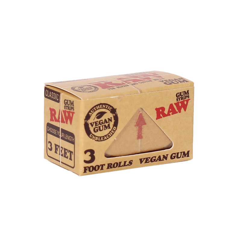 3 Foot Roll Acacia Gum Strips RAW - Smoke ATX