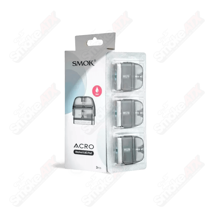 3 PCS Meshed 0.8 ohm Acro Pod 1pc SMOK - Smoke ATX
