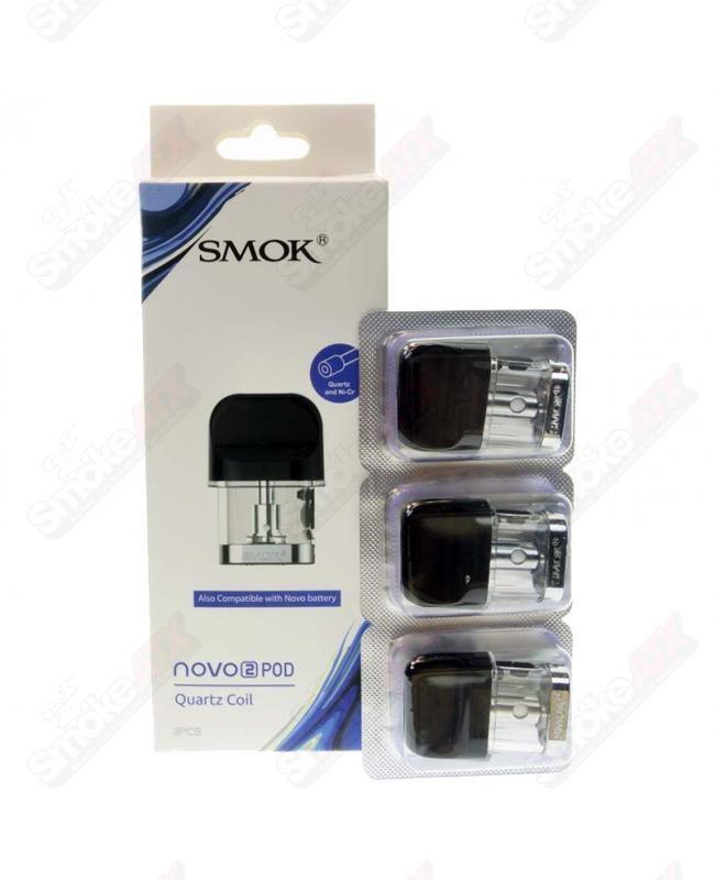 3 PCS Novo 2 Quartz 1.4ohm Coil Pod SMOK - Smoke ATX