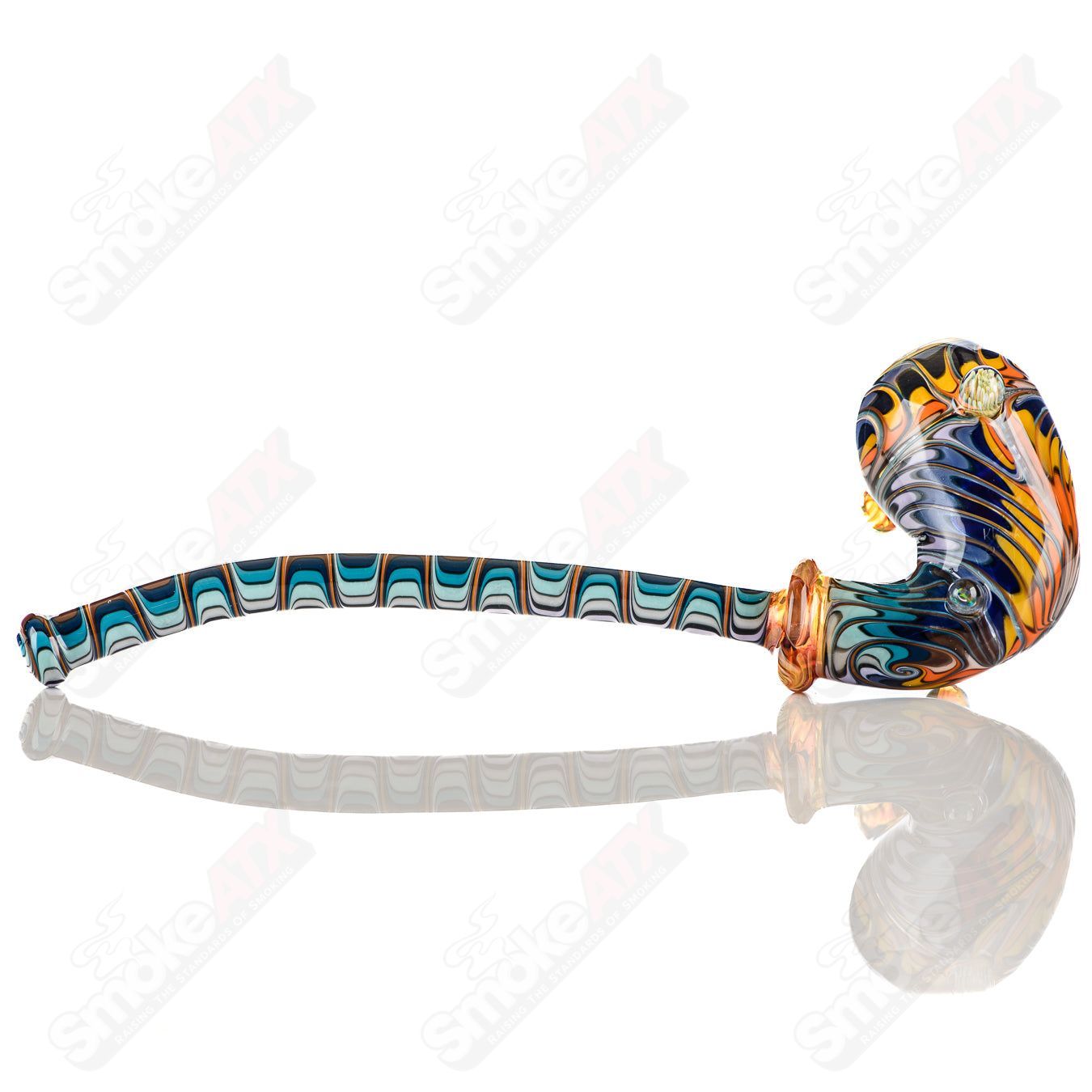 3 Worked Color Gandalf Katy Wright Glass - Smoke ATX