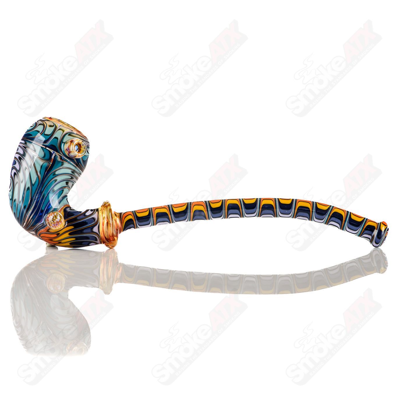 3 Worked Color Gandalf Katy Wright Glass - Smoke ATX