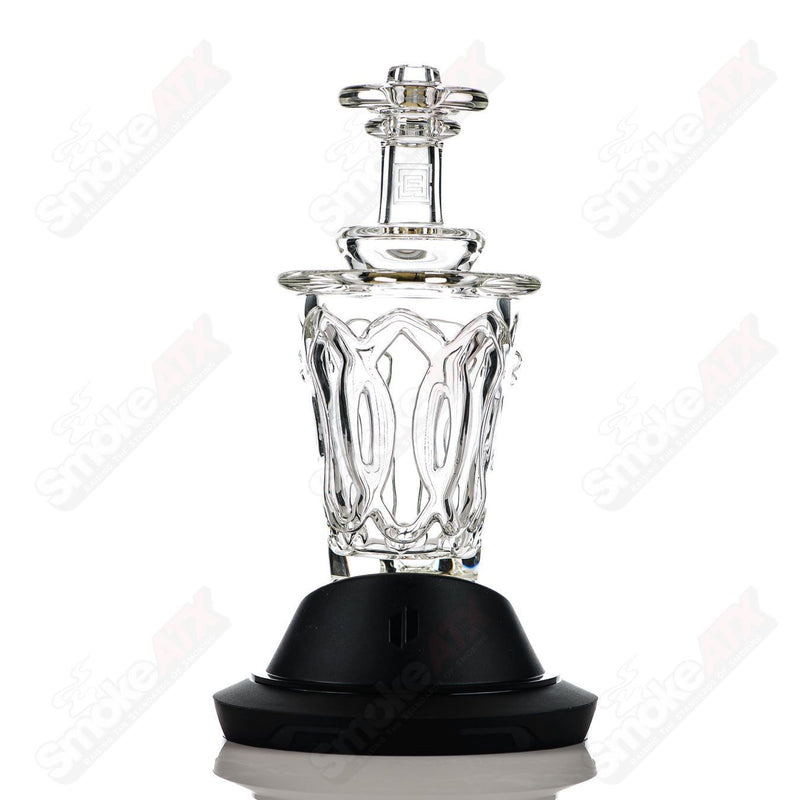 Clear Reverse Beaker Peak Pro Top Avant Garde Glass - Smoke ATX