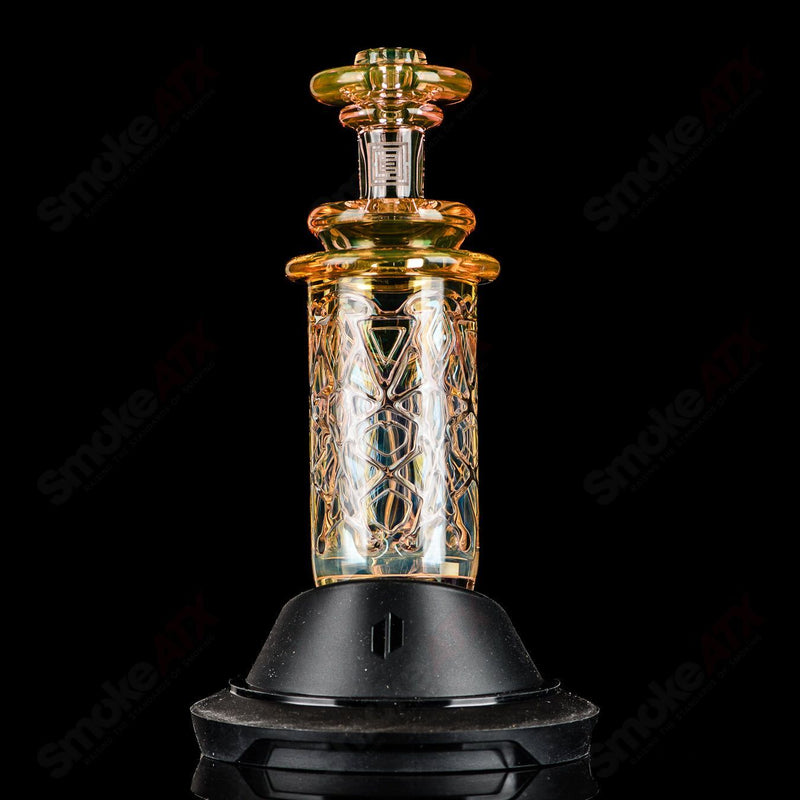 Fumed Columnar (Shatter No.1)  Peak Pro Top Avant Garde Glass - Smoke ATX